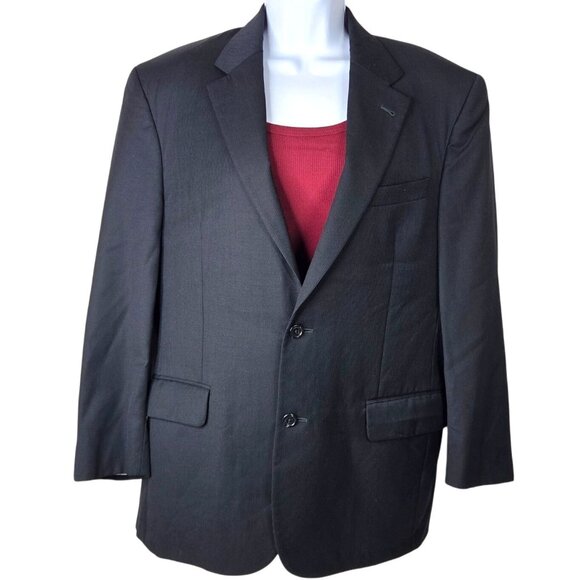 Jos. A. Bank Dark Navy Wool Two Button Signature Suit Coat Blazer Jacket 40S - Picture 1 of 8